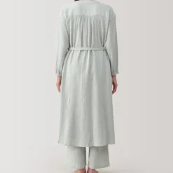 Women's Crepe Gauze Long Cardigan