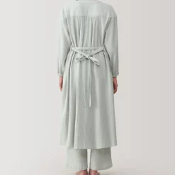 Women's Crepe Gauze Long Cardigan