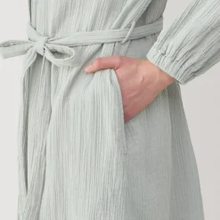 Women's Crepe Gauze Long Cardigan