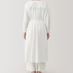 Women's Crepe Gauze Long Cardigan