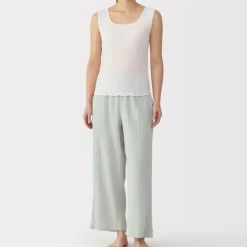 Women's Crepe Gauze Long Pants