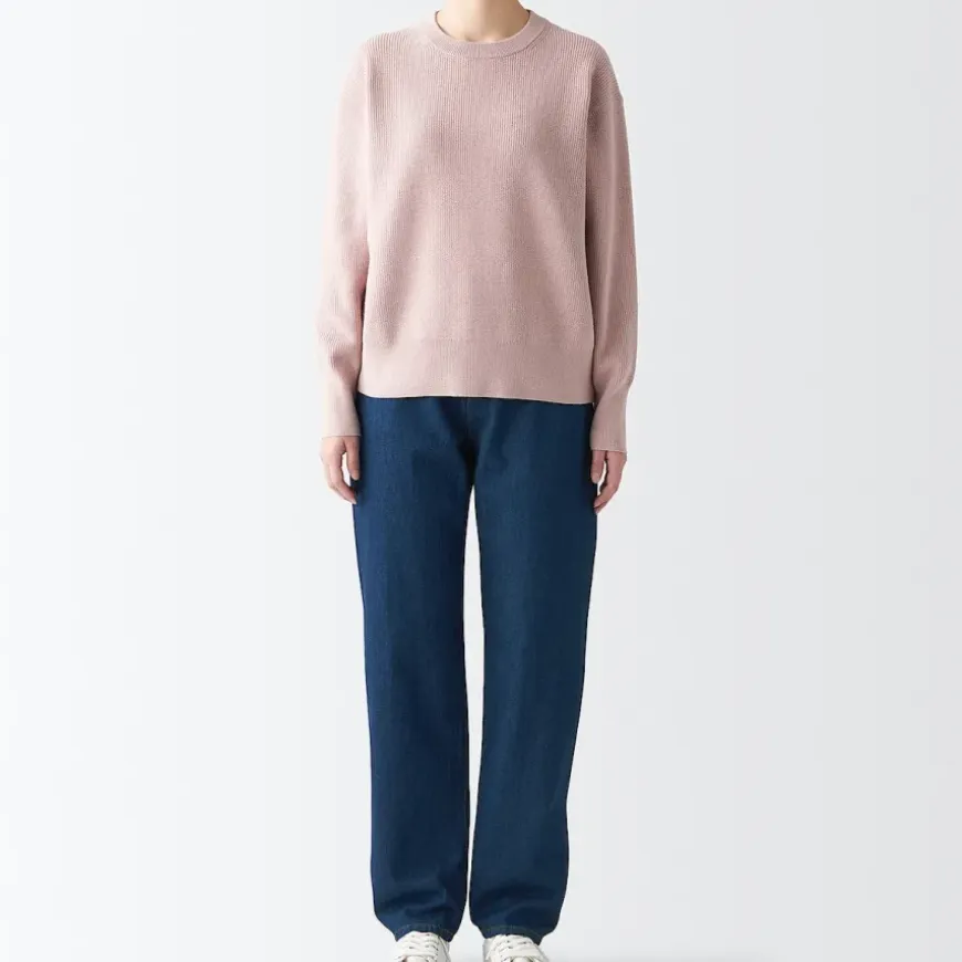 Women's Denim Regular Pants Blue