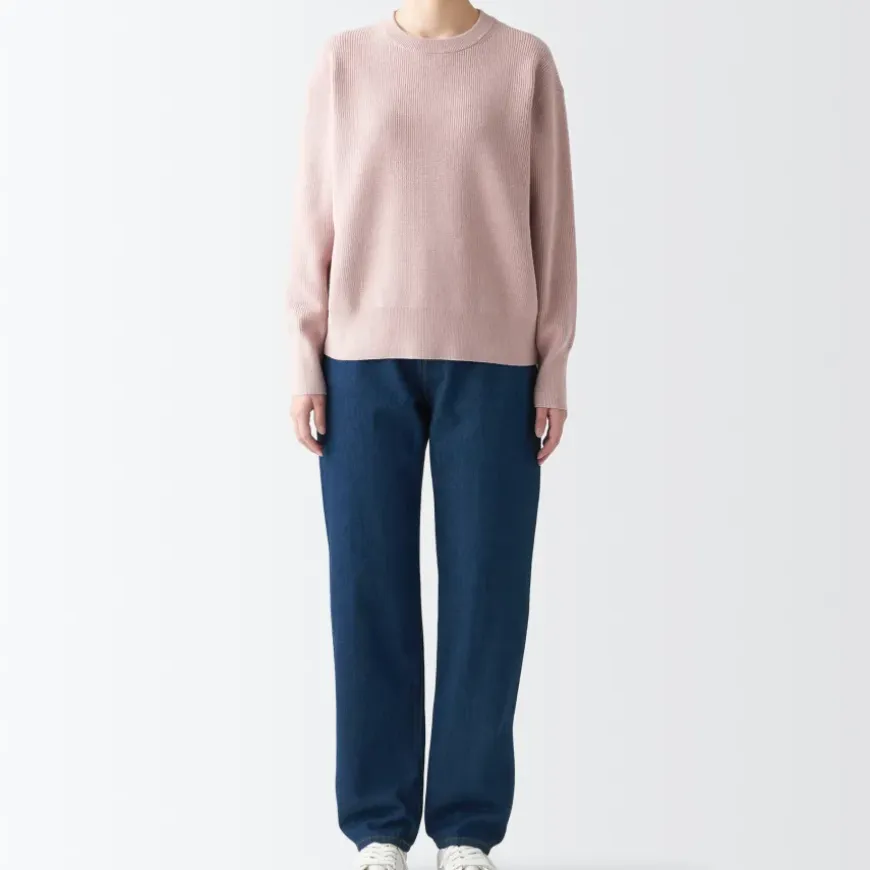 Women's Denim Regular Pants Blue