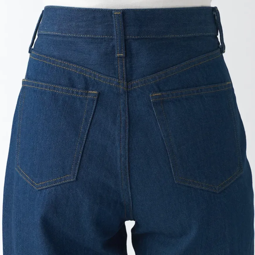Women's Denim Regular Pants Blue