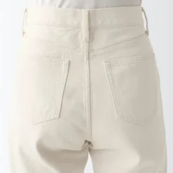 Women's Denim Regular Pants Natural (L 30inch / 77cm)