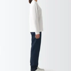 Women's Denim Regular Pants Dark Navy (L 30inch / 77cm)