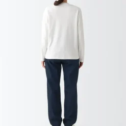 Women's Denim Regular Pants Dark Navy (L 30inch / 77cm)