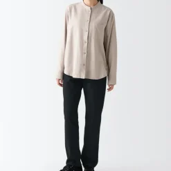 Women's Denim Regular Pants Black (L 30inch / 77cm)