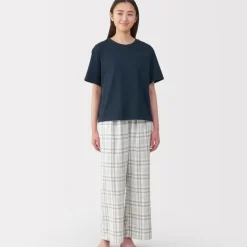 Women's Double Gauze Short Sleeve Loungewear Set