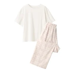 Women's Double Gauze Short Sleeve Loungewear Set