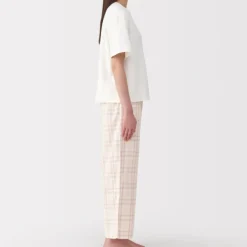 Women's Double Gauze Short Sleeve Loungewear Set
