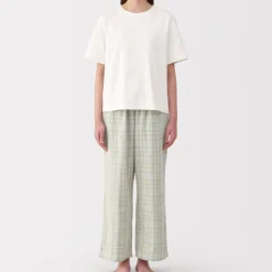 Women's Double Gauze Short Sleeve Loungewear Set