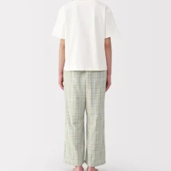 Women's Double Gauze Short Sleeve Loungewear Set