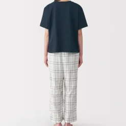 Women's Double Gauze Short Sleeve Loungewear Set