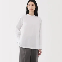 Women's Easy-Dry Broadcloth Long Sleeve Blouse