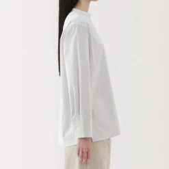 Women's Easy-Dry Broadcloth Striped Long Sleeve Blouse