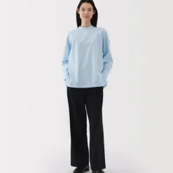 Women's Easy-Dry Broadcloth Striped Long Sleeve Blouse