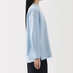 Women's Easy-Dry Broadcloth Striped Long Sleeve Blouse