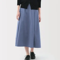 Women's Easy-Dry Broadcloth Flared Skirt