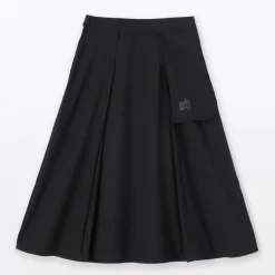 Women's Easy-Dry Broadcloth Flared Skirt