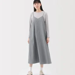 Women's Easy-Dry Broadcloth Striped Camisole Dress