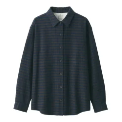 Women's Flannel Regular Collar Long Sleeve Patterned Shirt