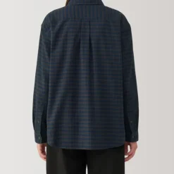Women's Flannel Regular Collar Long Sleeve Patterned Shirt