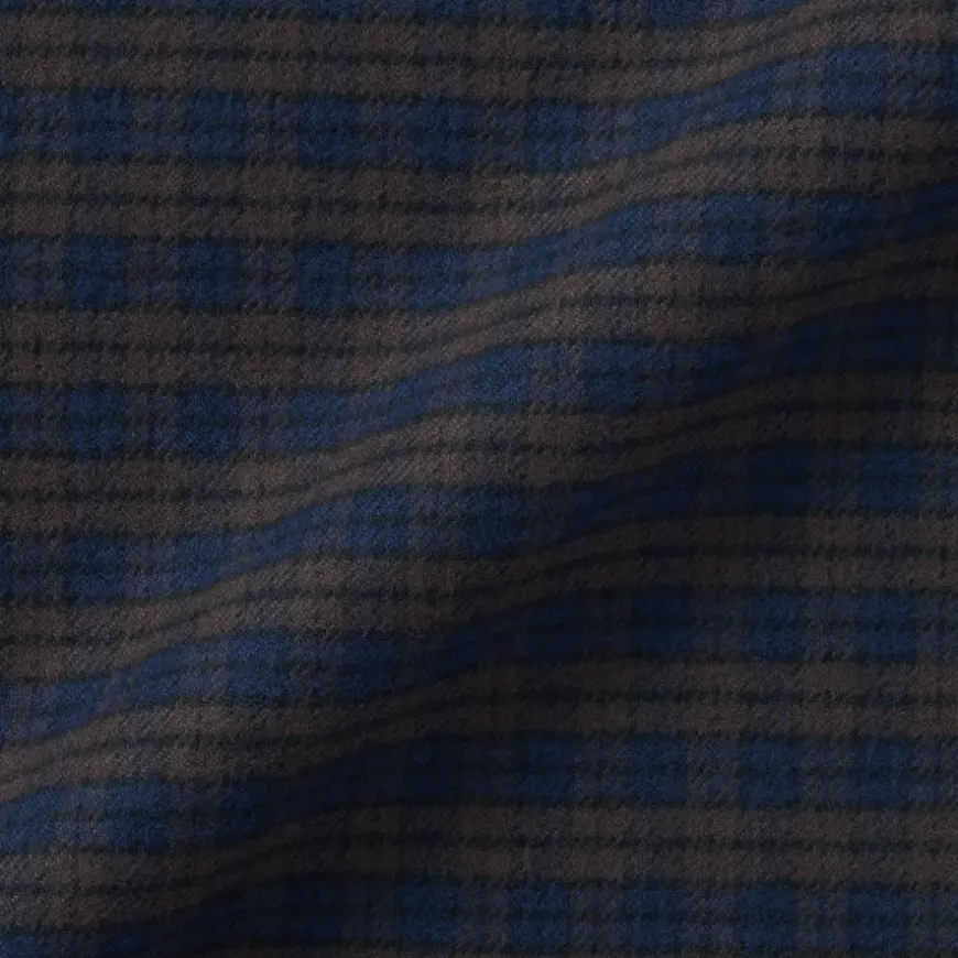 Women's Flannel Regular Collar Long Sleeve Patterned Shirt
