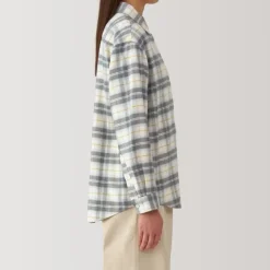 Women's Flannel Regular Collar Long Sleeve Patterned Shirt