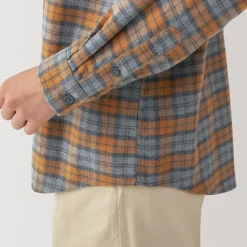 Women's Flannel Regular Collar Long Sleeve Patterned Shirt