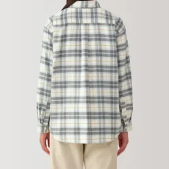 Women's Flannel Regular Collar Long Sleeve Patterned Shirt