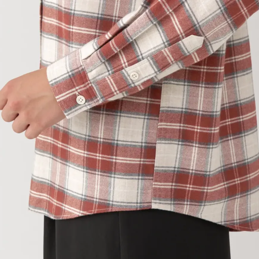 Women's Flannel Regular Collar Long Sleeve Patterned Shirt