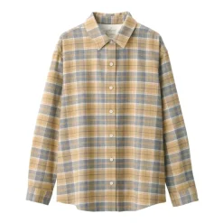 Women's Flannel Regular Collar Long Sleeve Patterned Shirt