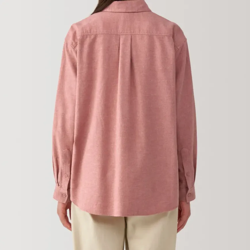 Women's Flannel Regular Collar Long Sleeve Shirt