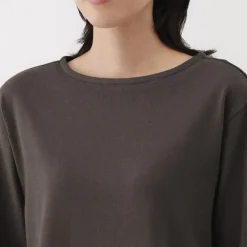 Women's Heavy Weight Boat Neck Long Sleeve T-Shirt