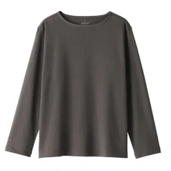 Women's Heavy Weight Boat Neck Long Sleeve T-Shirt