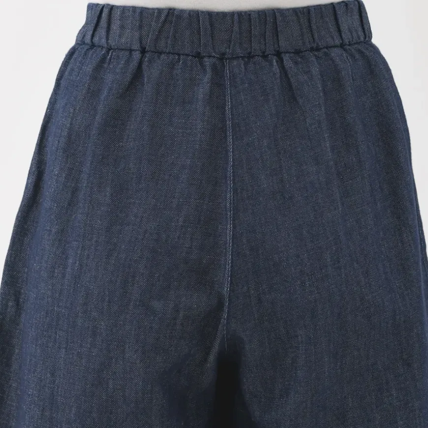 Women's Hemp Blend Denim Skort