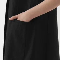 Women's Hemp Blend Twill Long Gilet