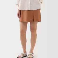Women's Hemp Blend Twill Skort
