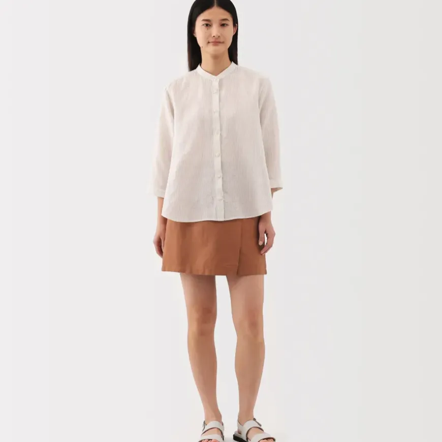 Women's Hemp Blend Twill Skort
