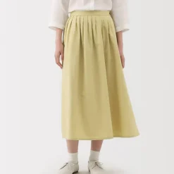 Women's Hemp Cotton Easy Long Skirt