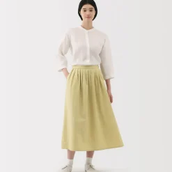 Women's Hemp Cotton Easy Long Skirt