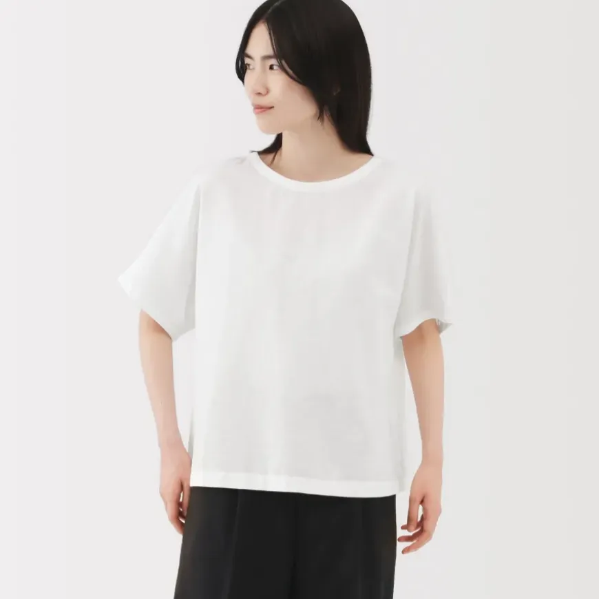 Women's Hemp Cotton Short Sleeve Blouse