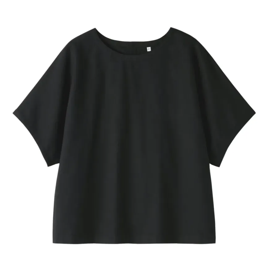 Women's Hemp Cotton Short Sleeve Blouse