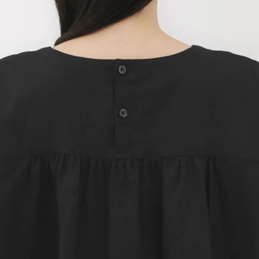 Women's Hemp Cotton Short Sleeve Blouse