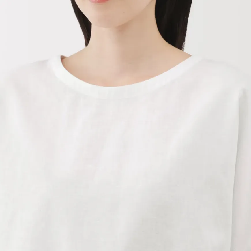 Women's Hemp Cotton Short Sleeve Blouse