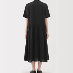 Women's Hemp Cotton Short Sleeve Dress