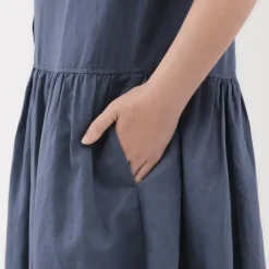 Women's Hemp Cotton Short Sleeve Dress