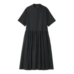 Women's Hemp Cotton Short Sleeve Dress