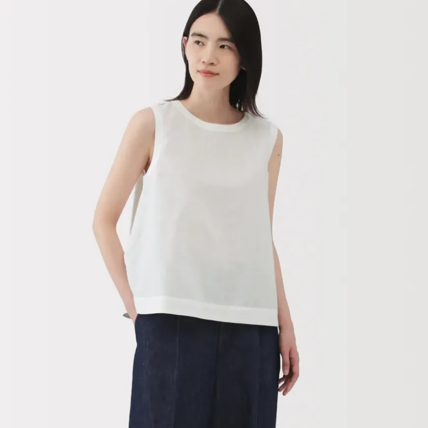 Women's Hemp Cotton Sleeveless Blouse